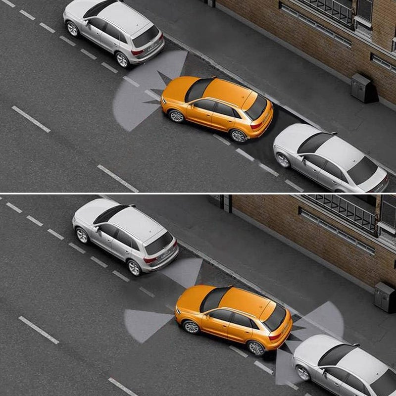 ELSNU Backup Parktronic System Car Auto Vehicle Reverse with 8 Parking Sensors kit Distance Detection LCD Distance Display Sound Warning … - Image 3